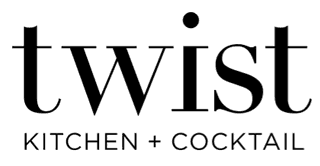 Official logo for Twist Kitchen + Cocktail in the Village