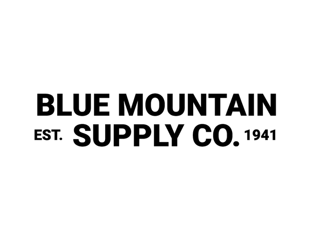 Official logo for Blue Mountain Supply Co.
