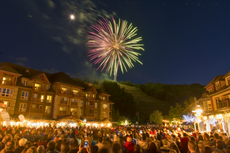 Fireworks Over the Mountain