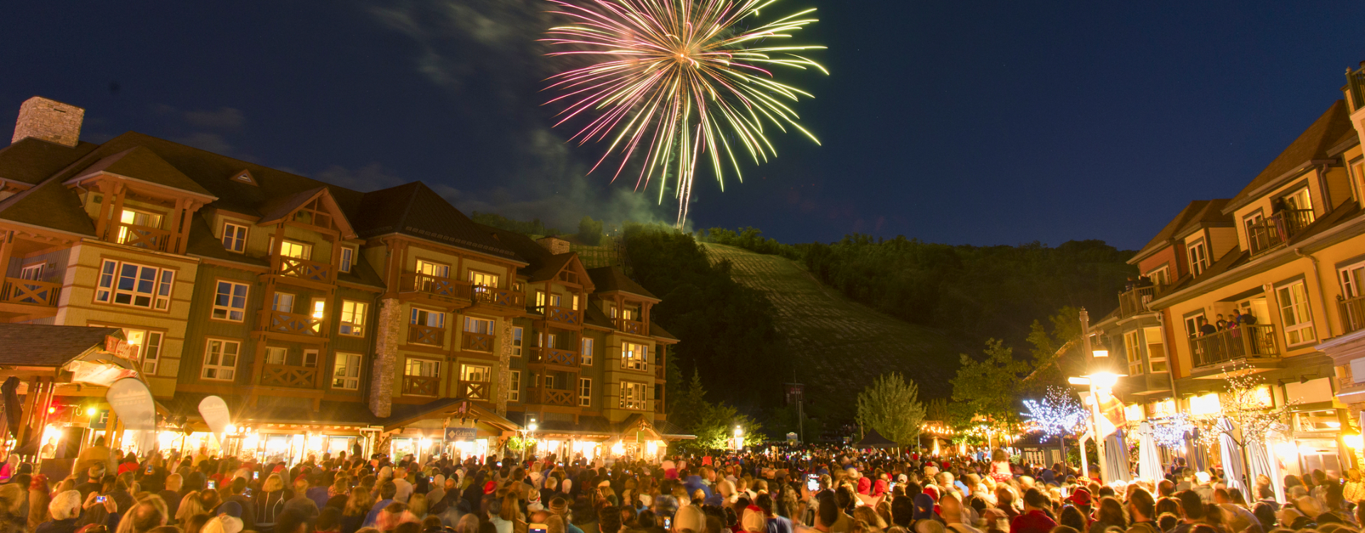 Canada Day Fireworks over the Mountain